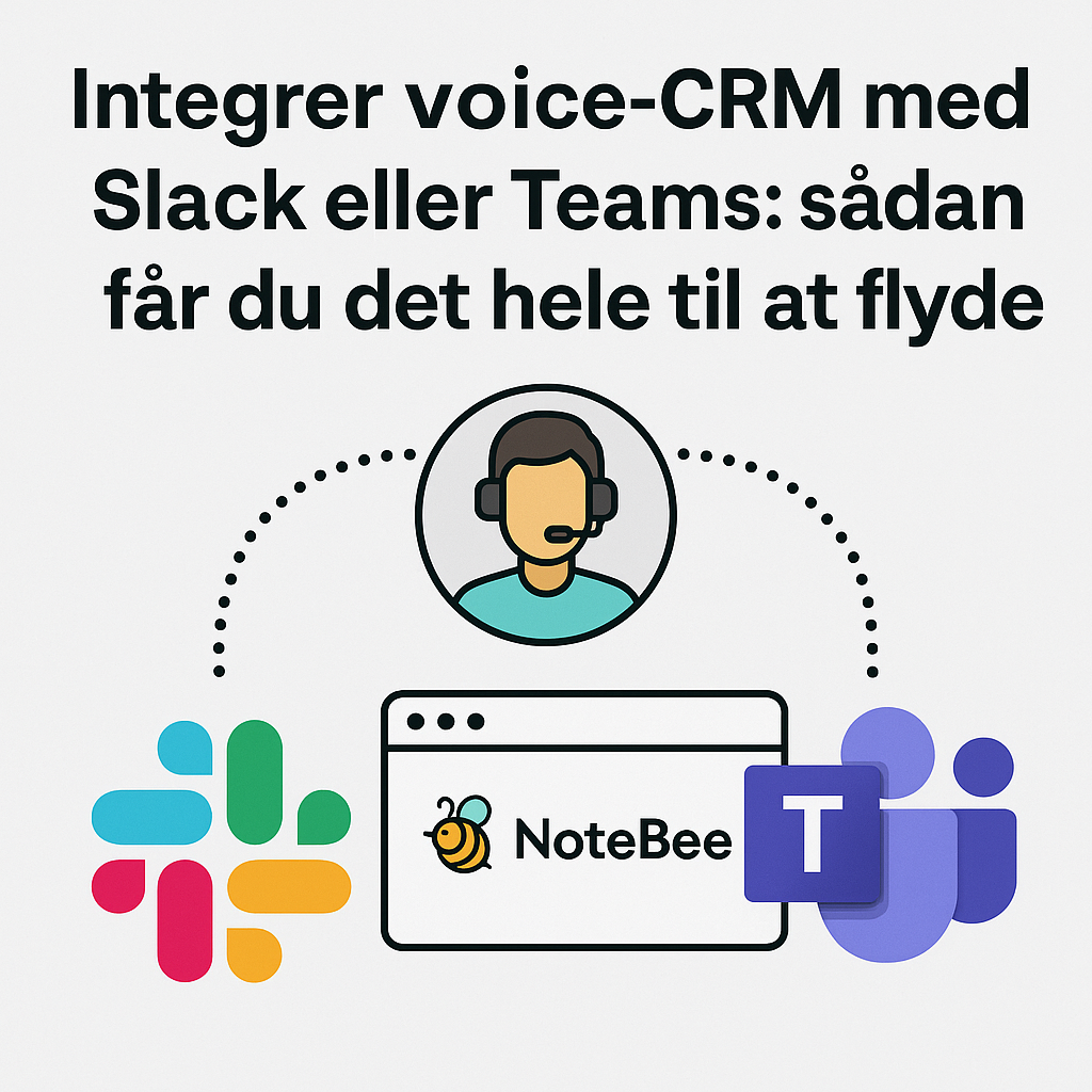 Integrer voice-CRM med Slack eller Teams: sådan får du det hele til at flyde